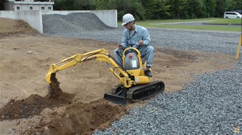 small garden digger|smallest mini digger dimensions.